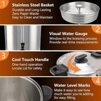95 Cup 16L/4.23Gallon Commercial Coffee Urn, Festa Essential 1500W Large Percolate Coffee Maker, Hot Beverage dispenser With Double Dripless Faucet,Quick-Brewing Hot Water Urn for Catering,Home,Events