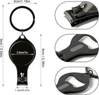 10pcs Personalized 4 in 1 Multi Function Bottle Opener, Nail Clipper, Wedding Favors Brewery, Private Customized, Black, Multitool Gifts for Men