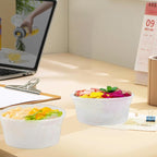 Deli Food Containers with Lids 12 oz-20 Pack Meal Prep Containers Food Storage Containers with Lids Stackable, Leakproof, BPA Free, Microwave Dishwasher Freezer Safe for Takeout Meal