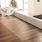 NECAUX Custom 48 x 52 Inch Frosted Table Cover Protector, 1.5mm Thick Plastic Waterproof Heavy Duty Desk Pad Mat Non-Slip Tablecloth Protector for Coffee Table, Sofa Table, Media Stand, Countertop