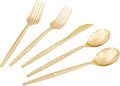 LIYH 102 Pcs Gold Plastic Silverware Cutlery Sets - Disposable Plastic Silverware Heavyduty, Disposable Utensil Sets, 34 of Each Forks, Knives & Spoons Flatware Set for Party Birthday