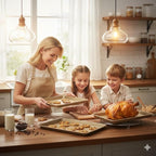 Baking Sheet Baking Pan Set of 3, Nonstick Cookie Sheets for Baking Supply, Carbon Steel Half/Jelly Roll/Quarter Baking Tray with Diamond Texture, 0.8mm Thick Heavy Duty Cookie Tray Oven Pan