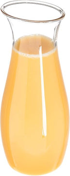 Carlisle FoodService Products 7090207 Cascata Carafe Juice Jar Beverage Decanter Only, Plastic, 1 L, Clear (Pack of 12)