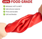 10 Inch Silicone Fluted Tube Cake Pan, 2 Pack Non Stick Silicone Baking Molds for Cake, Bread, Brownie, Jello