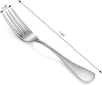 Artaste Rain 18/10 Stainless Steel (Matte, Dinner Fork (12-Piece))