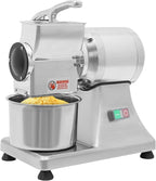 Electric Cheese Grater, 110V 550W Electric Cheese Grinder, Food Grinder for Chunk Butter and Breadcrumb Grinding, with Enlarged Feed and Discharge Ports