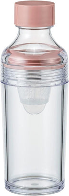 Hario Cold Brew Tea Portable Bottle, 160ml, Smoky Pink