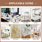 Warmstar Clear Table Cover Protector 42 x 90 Inch,1.5mm Thick Plastic Table Cover Rectangle,PVC Clear Table Protector,Desk Protector Mat for Kitchen, Dresser, Writing Desk，Dining Room Table