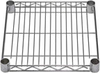 Shelving Inc. 14" d x 14" w Chrome Wire Shelving with 2 Tier Shelves, Weight Capacity 800lbs Per Shelf