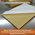 18x26 Inch - 1600 Sheets Commercial Baking Parchment Paper Bulk, Full Sheet Pan Heavy Duty Food-Safe, Oven Paper for Bakeries, Restaurants, Food Processing (Brown 18.1"×26"(46×66cm) 1600 sheets)