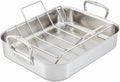 Hestan Provisions – 16.5" Classic Clad Roaster with Stianless Steel Rack