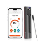WiFi Meat Thermometer | Long-Range Wireless Probe for Oven, Grill, Air Fryer, BBQ | Smart APP | Dual Sensors | IP67 Waterproof