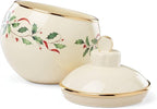 Lenox 892541 Holiday Ornament Cookie Jar, Christmas Hosting