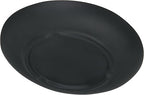 Carlisle FoodService Products Ridge Reusable Plate Salad Plate, Rimless Plate for Home and Restaurant, Melamine, 9 Inches, Slate, (Pack of 12)