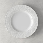 Villeroy & Boch Manufacture Rock Blanc 12-Piece Dinnerware Set, Service for 4, Dinner Plates, Salad Plates & Pasta Bowls, Premium Porcelain, Made in Germany, Matte White