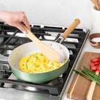 Nordic Ware Cardamom Ceramic Nonstick 10 Inch Fry Pan with Lid