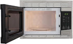 RV Stainless Steel Microwave Oven with Turntable - 1.0 Cu. Ft. Capacity | Includes Trim Kit for Easy Installation & Stylish Finish