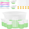 Silicone Measuring Cups for Resin Supplies - Kit With 600ml & 100ml Mixing Cups and Tools for Molds, Epoxy, Cooking, Casting Moulds, Jewelry Making