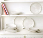 Portmeirion Sophie Conran 12 Piece Coupe Dinnerware Set - Dinner Plates, Side Plates & Bowls, Porcelain Kitchen Tableware for Everyday Dining & Entertaining - Durable & Dishwasher Safe