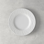 Villeroy & Boch Manufacture Rock Blanc 12-Piece Dinnerware Set, Service for 4, Dinner Plates, Salad Plates & Pasta Bowls, Premium Porcelain, Made in Germany, Matte White
