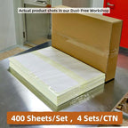 1600/Case 18x26 Inch Full Size Baking Parchment Paper Bulk - Non-Stick & Grease-Proof, 428F Reusable Bun/Sheet Pan Liners for Bakeries, Restaurants (White 18.1"×26"(46×66cm) 1600 sheets)