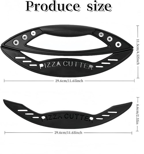 12" Premium Pizza Cutter with Cover,Food Vegetable Chopper,Practical Kitchen Gadgets(Dishwasher Safe)