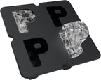Customized Letter P Ice Cube Mold -Letter Silicone Ice Mold for Custom Ice Cube Mold and Baking Chocolate and Crafting Letter Molds, Ice Cube Molds for Cocktails & Whiskey with Custom Letters