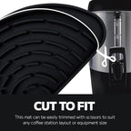 MIMORE Drip Tray - Silicone Coffee Drip Tray for Hamilton 45 Cup and Large Coffee Maker - Drink Dispenser Drip Pan Catcher