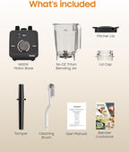 Blender,Professional Blenders for Smoothies with 56oz Tritan™ Container,10-Speed Settings & 6 Preset Menus for Smoothies/Fitness Drinks/Hot Soups/Baby Food/Frozen Desserts