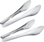 MSY BIGSUNNY 9 inch Buffet Tongs, Set of 2 Stainless Steel Food Serving Tongs
