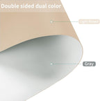 Dresser Top Cover - Can Be Used On Both Sides Waterproof and Easy to Clean Good Flatness Used for Dresser Table(Light Brown+Gray 10x60)