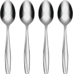 Oneida Camlynn Everyday Flatware Dinner Spoons 18/0 Stainless Steel, Set of 4, Silver