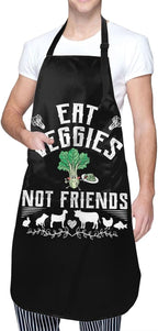 Men Women Apron, Adjustable Neck with 2 Pockets - Chef Apron for Cooking - Mom Dad Gift for Christmas, Birthday