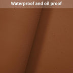 Leather Desk Mat,1.8mm Thick,12x66 Inch Desk Cover,Desk Protector Mat,Dresser Cover Top,Desktop Cover,Dresser Cover Top for Bedroom,Table Protector Mat(Brown+Gray,12×66)