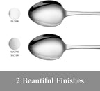 Artaste Rain 18/10 Stainless Steel (Silver (Set of 6), Espresso Spoon (4.85-Inch))