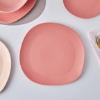 Stone lain Delilah Dinner Plate 6-Piece Dish Set, Porcelain, Terracotta