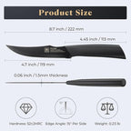 Steak Knives Set of 8, 4.7 Inch Dishwasher Safe Non Serrated Dinner Knives, Razor Sharp for Precise Cutting, Non-Stick Blade & Non Rust, Easy to Maintain Ideal for Home Restaurant Party