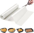 Cut to Size Silicone Baking Mat Roll, Food Grade Heat Resistant Silicone Baking Sheet, Silicone Liner for Baking, Reusable Freeze Dryer Mat Refrigerator Liners, No Slip Countertop Protector Mat