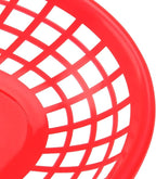 60 Pack Red Plastic Oval Fast Food Baskets - 9x5.7x1.6 Inch, Perfect for Picnic, Deli Serving, Chicken, Burgers and Fries