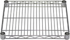 Shelving Inc. 14" d x 18" w Chrome Wire Shelving with 2 Tier Shelves, Weight Capacity 800lbs Per Shelf