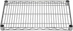 Shelving Inc. 14" d x 24" w Chrome Wire Shelving with 2 Tier Shelves, Weight Capacity 800lbs Per Shelf