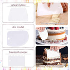 12 Pcs Cake Spatula Icing Espatulas Para Reposteria Scraper Smoother Frosting Tools Fondant Off Set Spatulas For Decorating Cakes Knife Pastry For Cake Decorating, Pastry & Baking