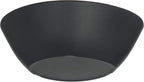 Carlisle FoodService Products Ridge Reusable Plastic Bowl Soup Bowl for Home and Restaurant, Melamine, 8 Ounces, Slate, (Pack of 24)