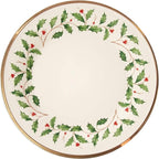 Lenox 883430 Holiday 3-Piece Place Setting, Christmas Set, Hosting, Red & Green