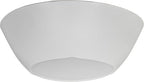 Carlisle FoodService Products Ridge Reusable Plastic Bowl for Home and Restaurant, Melamine, 22 Ounces, Cement, (Pack of 12)
