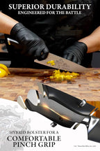 Dalstrong 8 inch Chef Knife- Game of Thrones™ Knife - House Stark™ Edition - German P remium Steel - Professional G10 Handle -Collection Item Toughbuilt Knife- w/Sheath