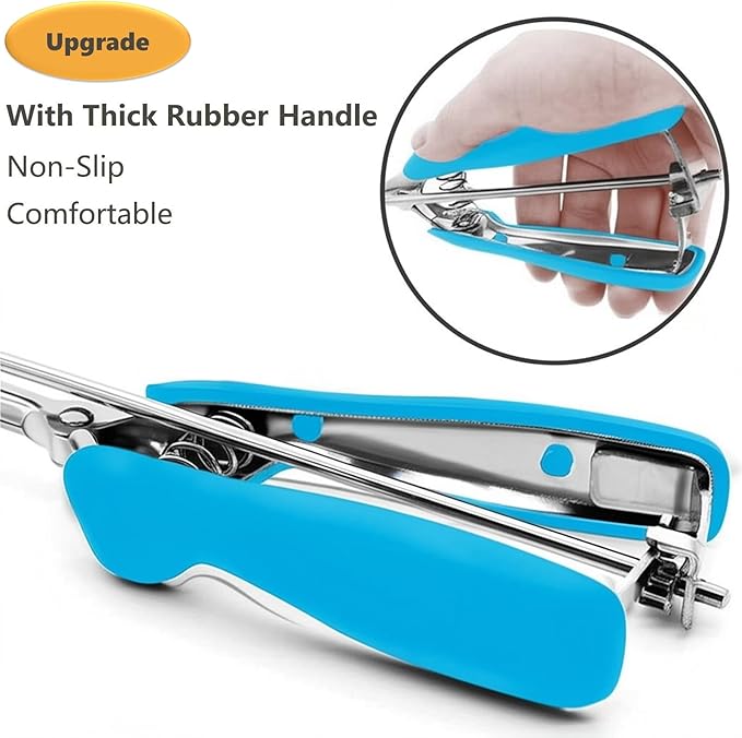 Cookie Scoop, Ice Cream Scoop, 2 Tbsp/ 30 ml/ 1 oz Cookie Scoops for Baking, 18/8 Stainless Steel Cookie Scooper for Baking, Ice Cream Scooper with Trigger Release, Cookie Dough Scoop (Blue)