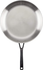 KitchenAid 5-Ply Clad Polished Stainless Steel Fry Pan/Skillet, 12.25 Inch