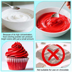 Food Coloring Powder - 15 Bright Colors Flavorless Food Dye, High Concentrated Upgraded Food Coloring for Icing, Baking, Cake Decorating, Cooking, Frosting - 5g/bottle