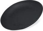 Carlisle FoodService Products Ridge Reusable Plate Salad Plate, Rimless Plate for Home and Restaurant, Melamine, 9 Inches, Slate
